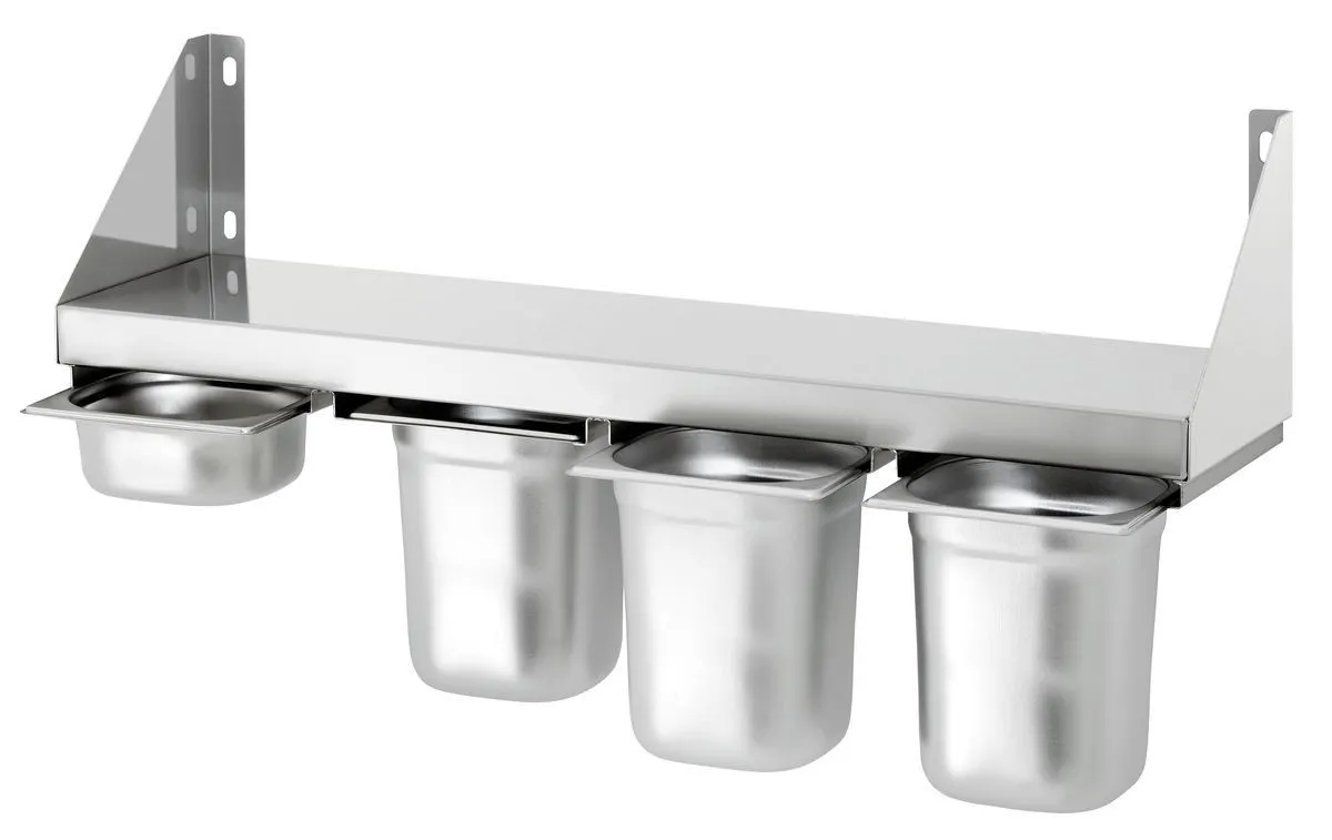 Étagère à Epices - 4 x Bacs GN 1/6