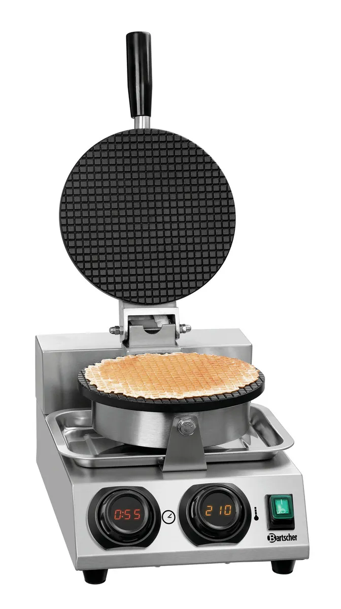 Gaufrier Cone en Inox - 1000 W