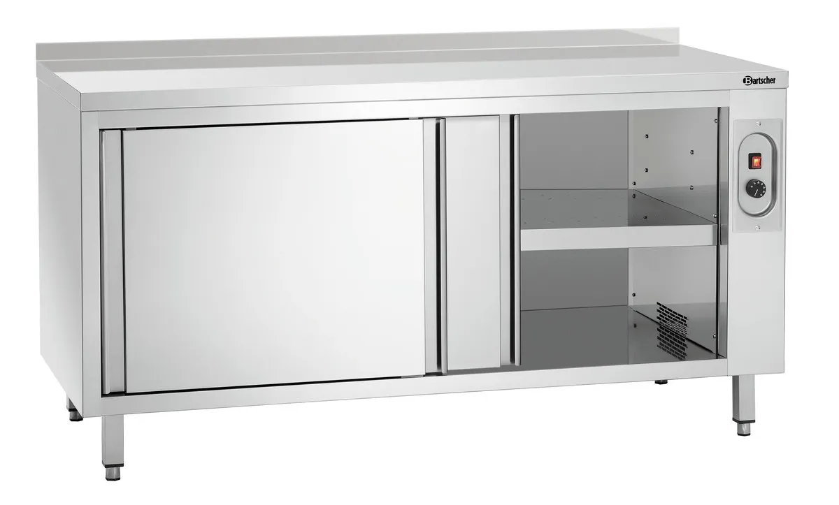 Armoire Chauffante avec Dosseret - L 1600 x P 700 mm