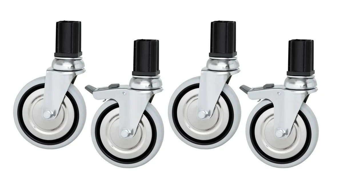 Roulettes pour Table Inox - Lot de 4