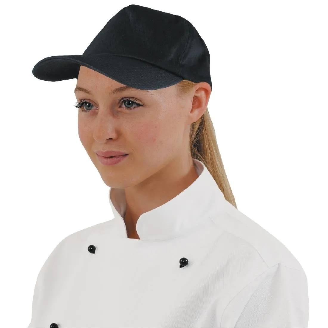 Casquette Baseball Noire avec Sangle Réglable - Taille Unique