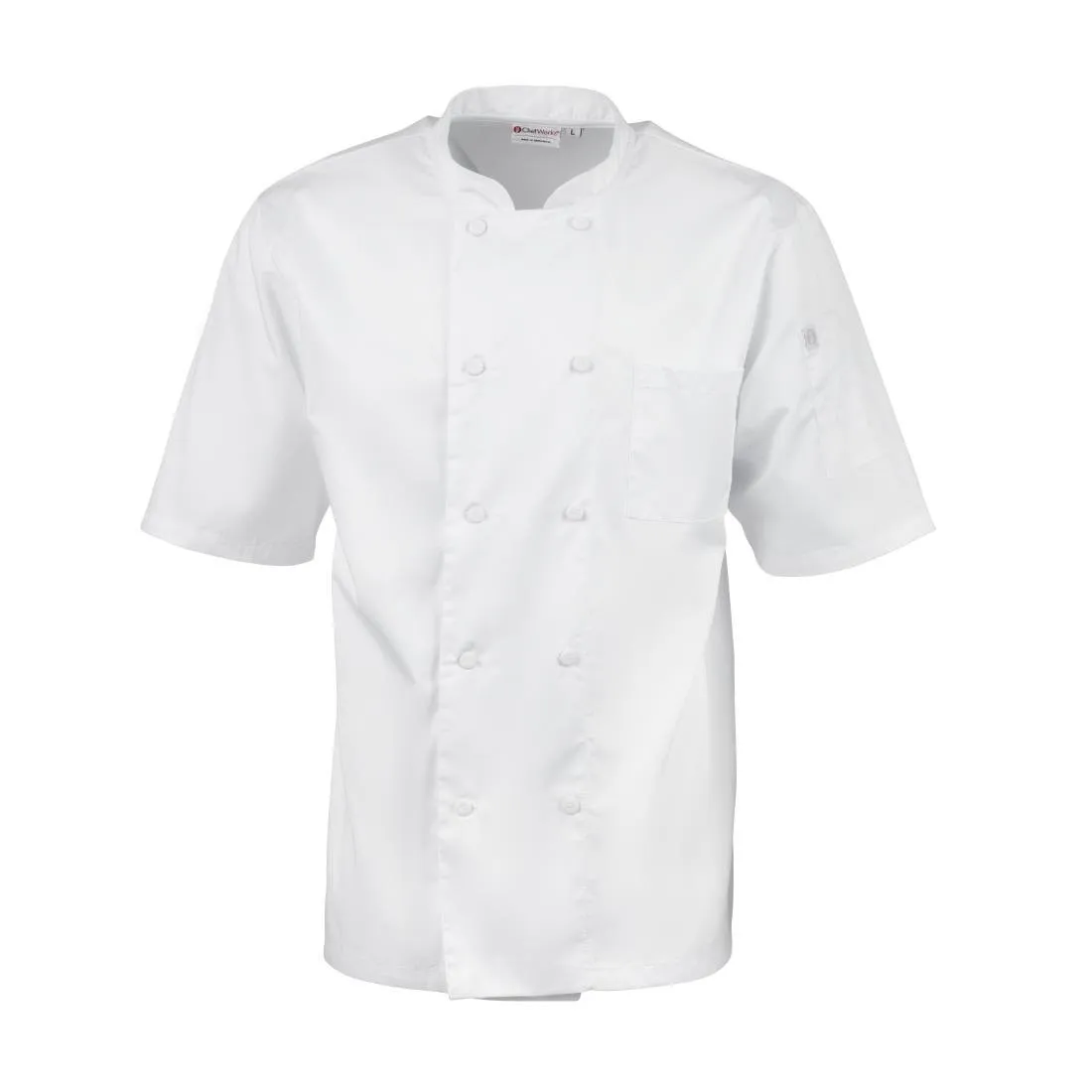 Veste de Cuisine Mixte Blanche Montreal - Taille S