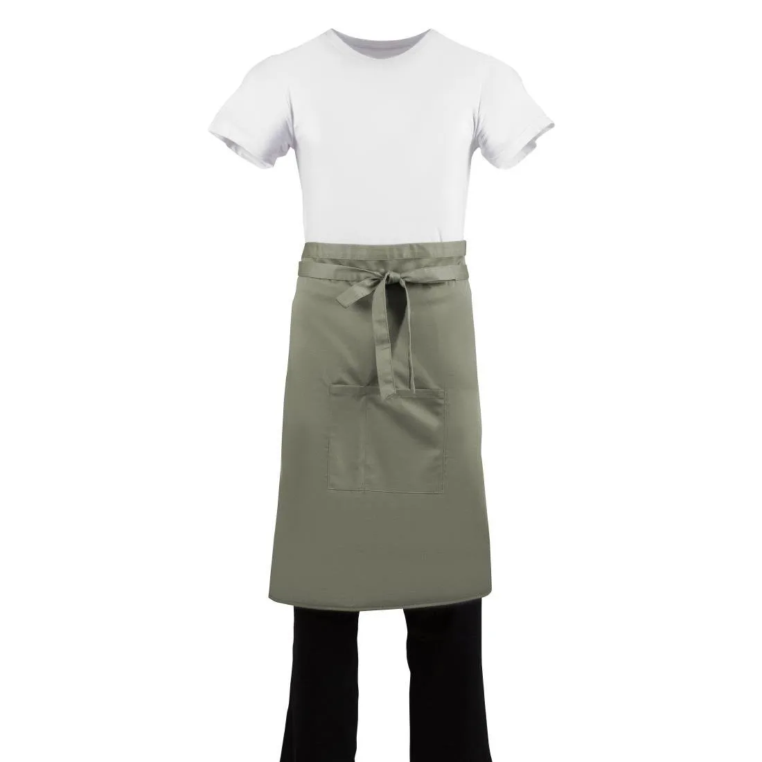 Tablier de Serveur Olive en Polycoton - 1000 x 700 Mm