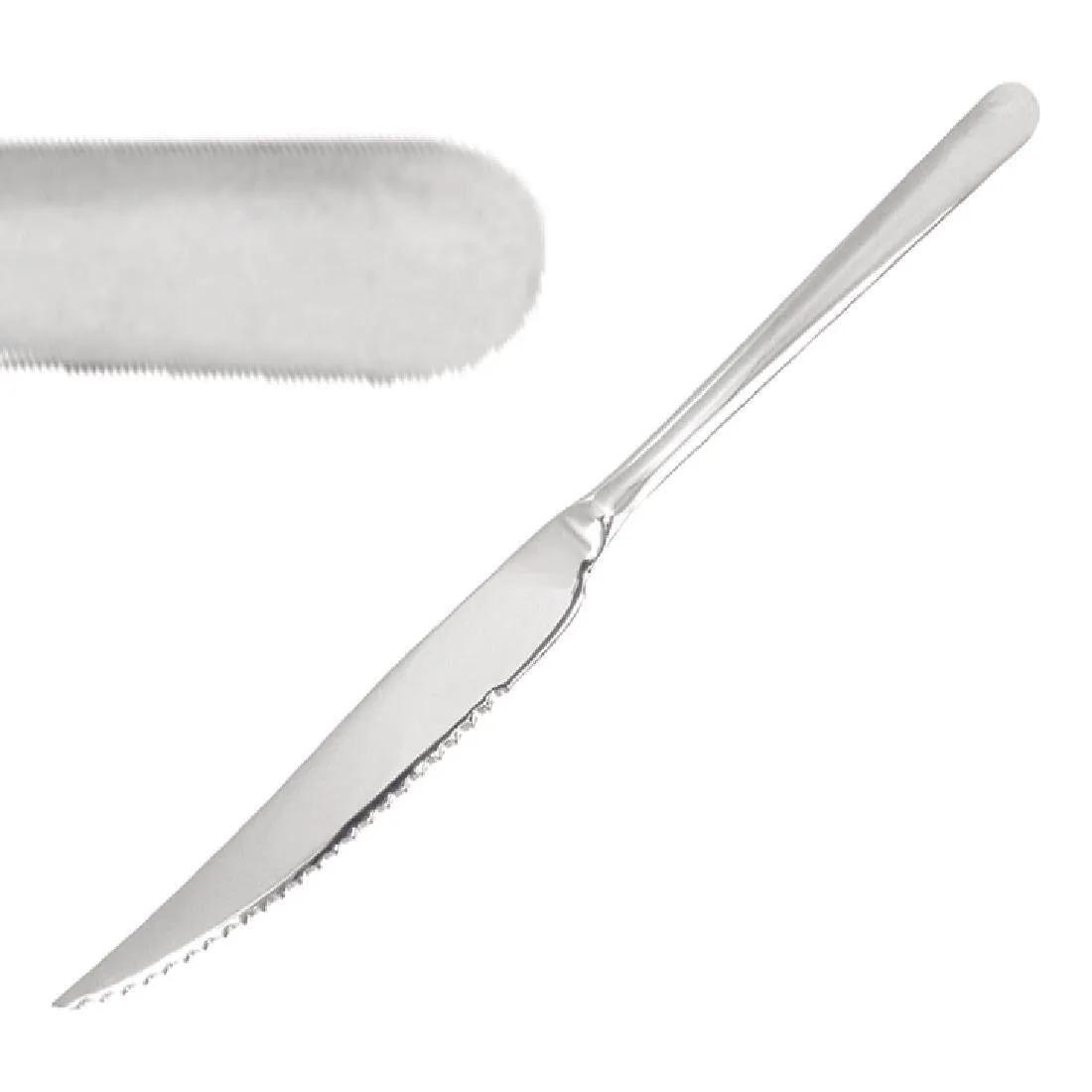 Couteau à Viande ou à Pizza Miroir - 235 mm - Lot de 12