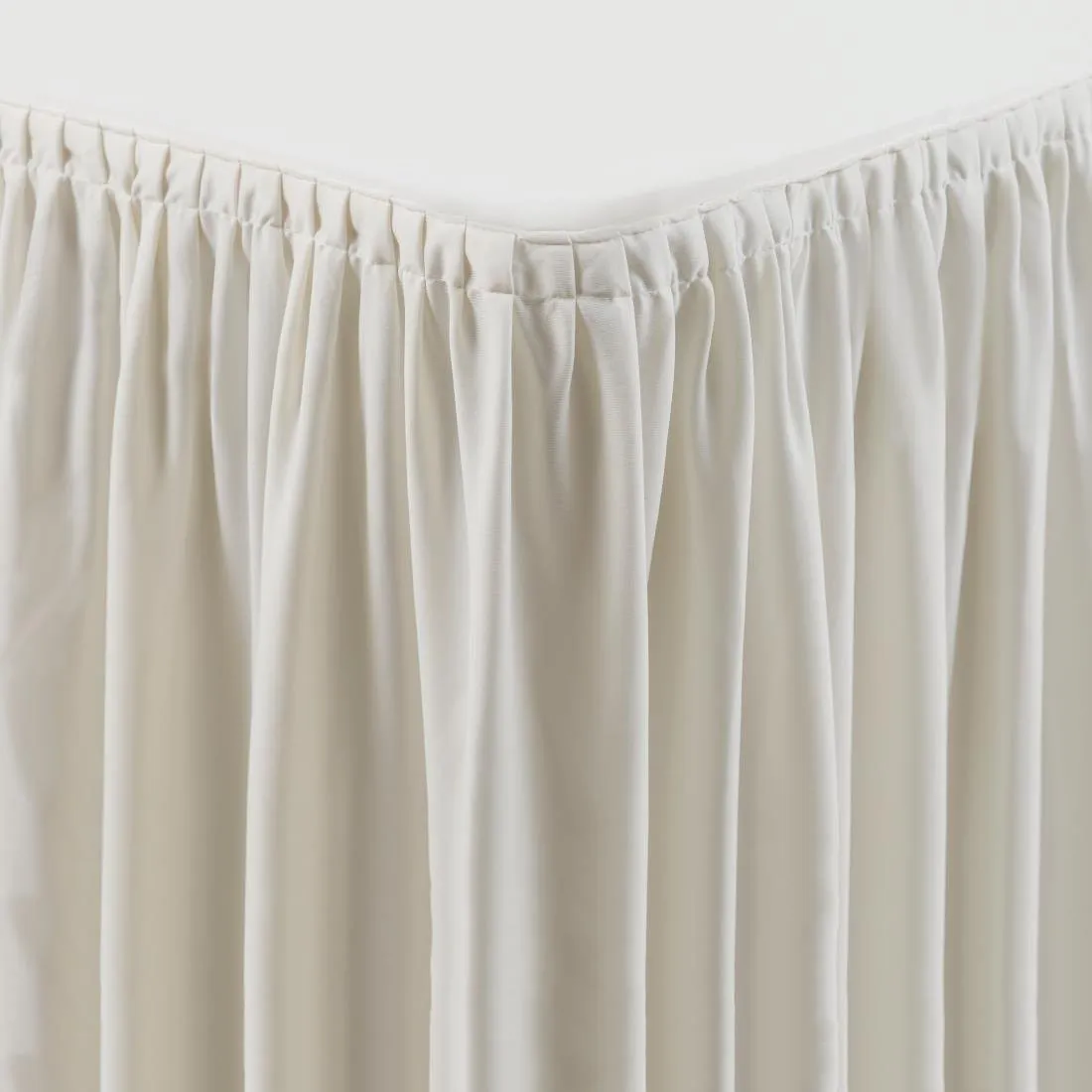 Nappe et Juponnage Ecrus Rectangulaires Froncés - 750 x 1820 mm