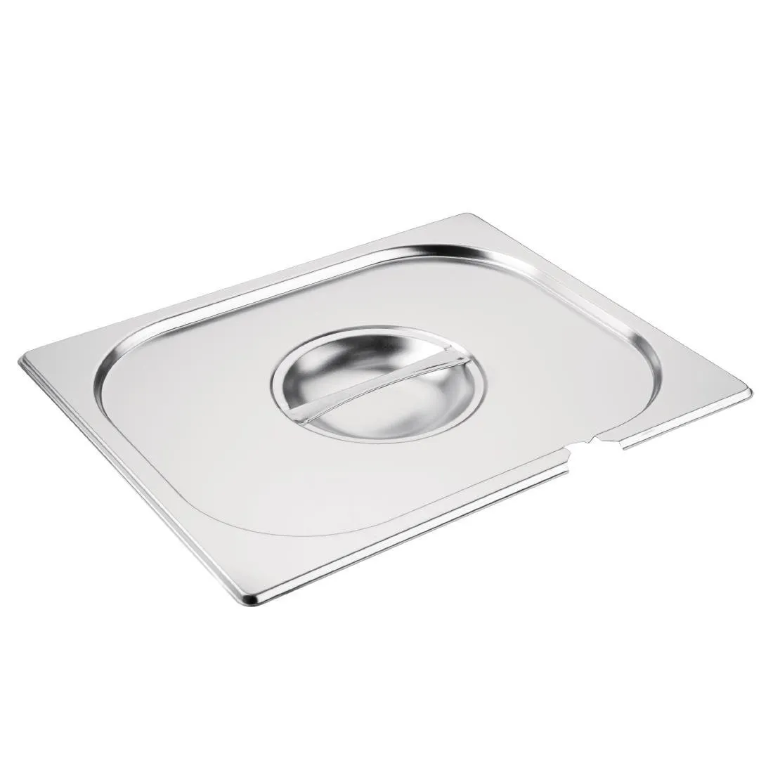 Couvercle Inox GN 1/2 avec Encoche