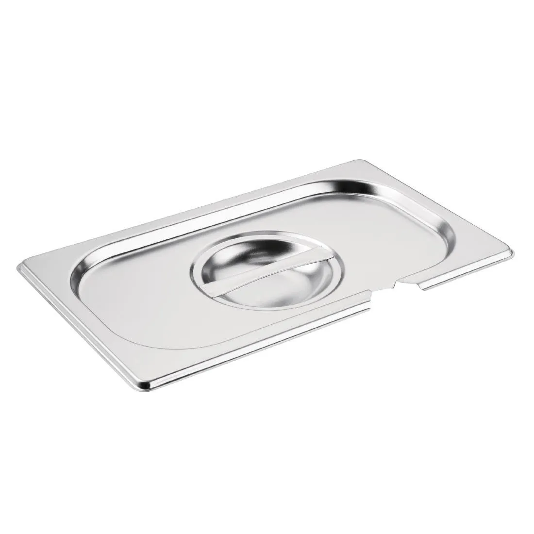 Couvercle Inox GN 1/4 avec Encoche