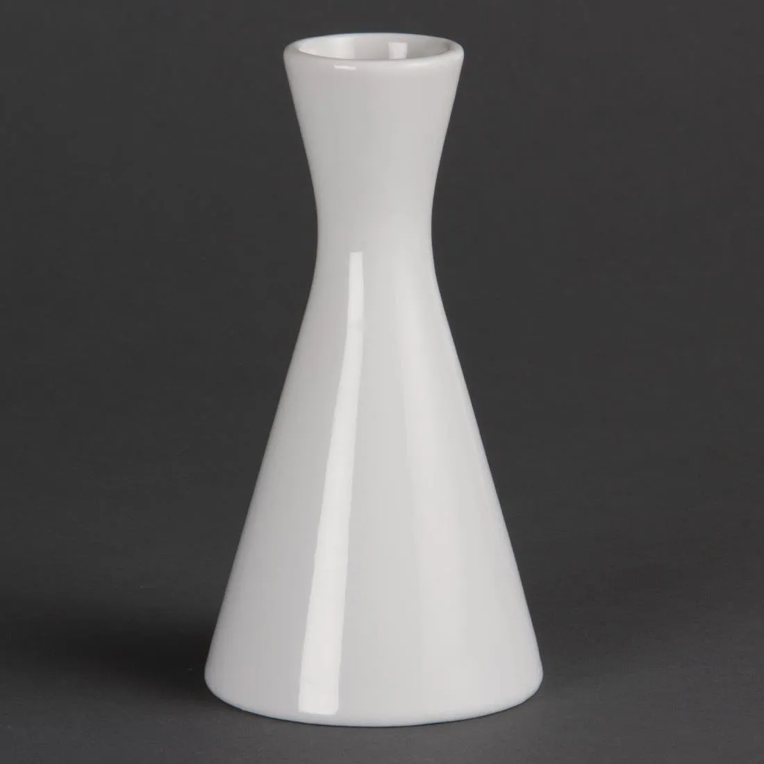Vase Bouteille Blanc 140 mm - Lot de 6