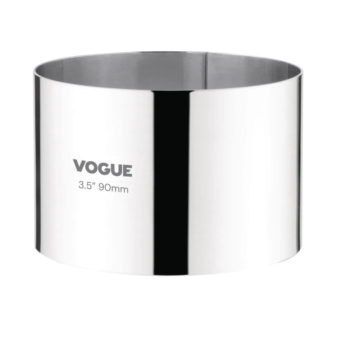 Cercle à Mousse en Inox - Ø 90 mm - P 60 mm