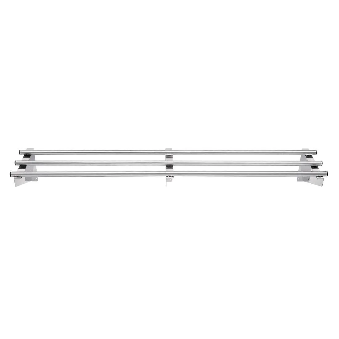 Etagère Murale Tubulaire en Inox - L 1500 mm