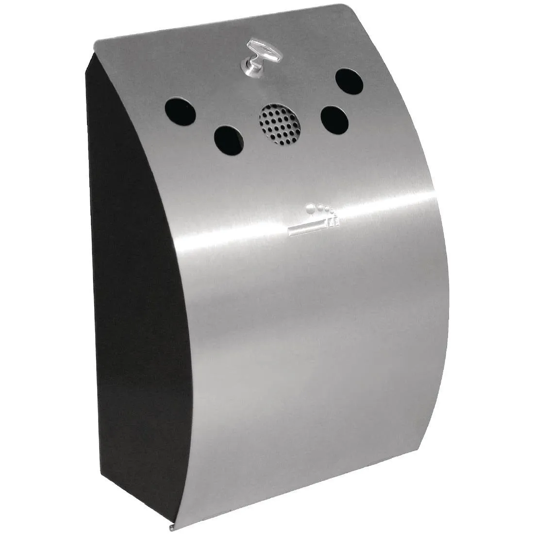 Cendrier Mural en Inox - 245 x 142 mm