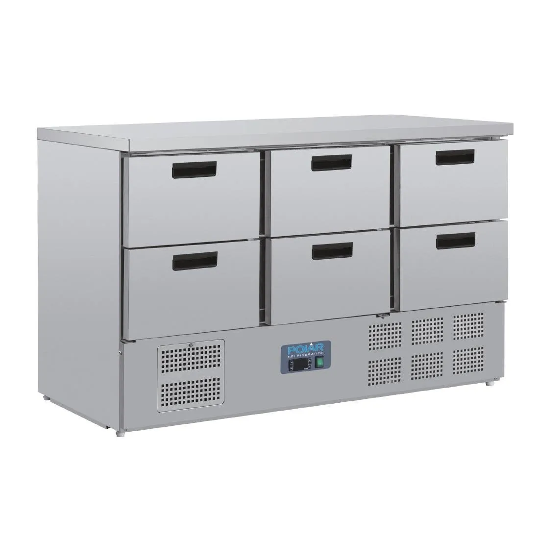 Table Réfrigérée Positive en Inox - 6 x GN 1/1