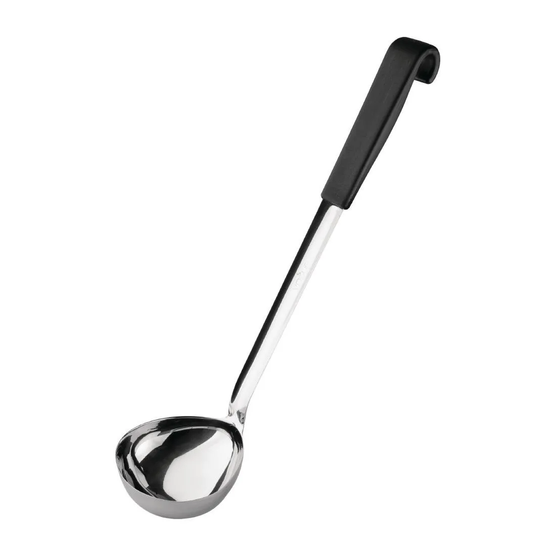 Louche à Manche Noir en Inox 435 ml - 340 mm