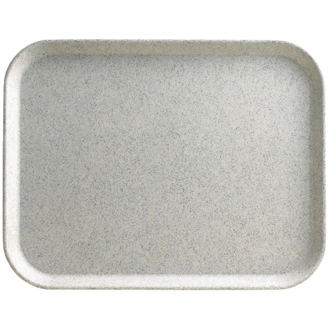 Plateau en Polyester Versalite Gris Moucheté - L 457 mm