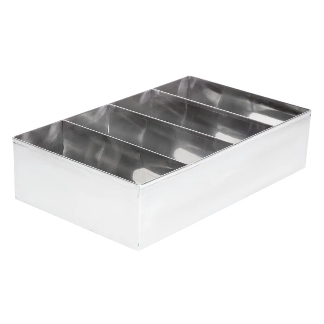 Bac à Couverts en Inox - 4 Compartiments