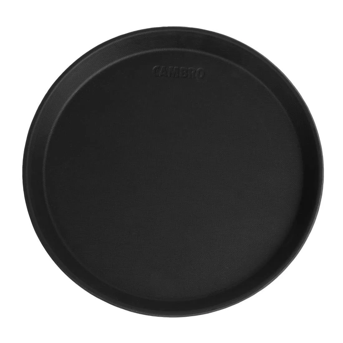 Plateau De Service Rond Fibre De Verre Antidérapant Camtread Noir Ø 280Mm