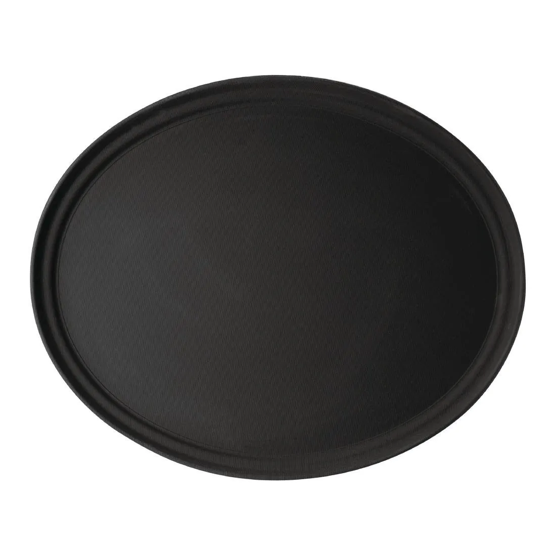 Plateau De Service Ovale Fibre De Verre Antidérapant Camtread Noir