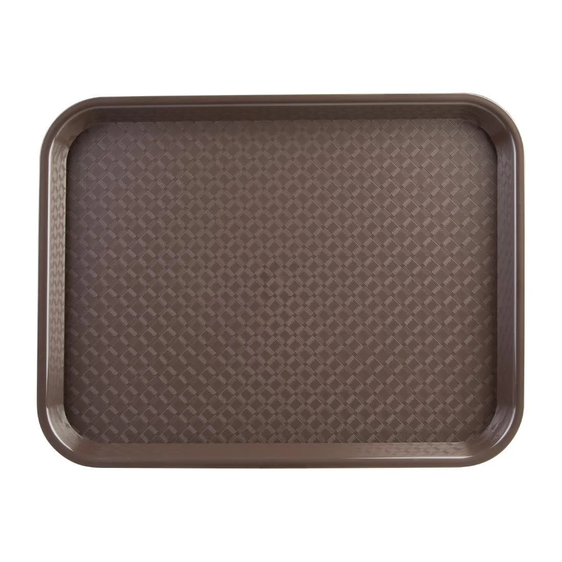 Plateau Fast Food En Plastique Marron