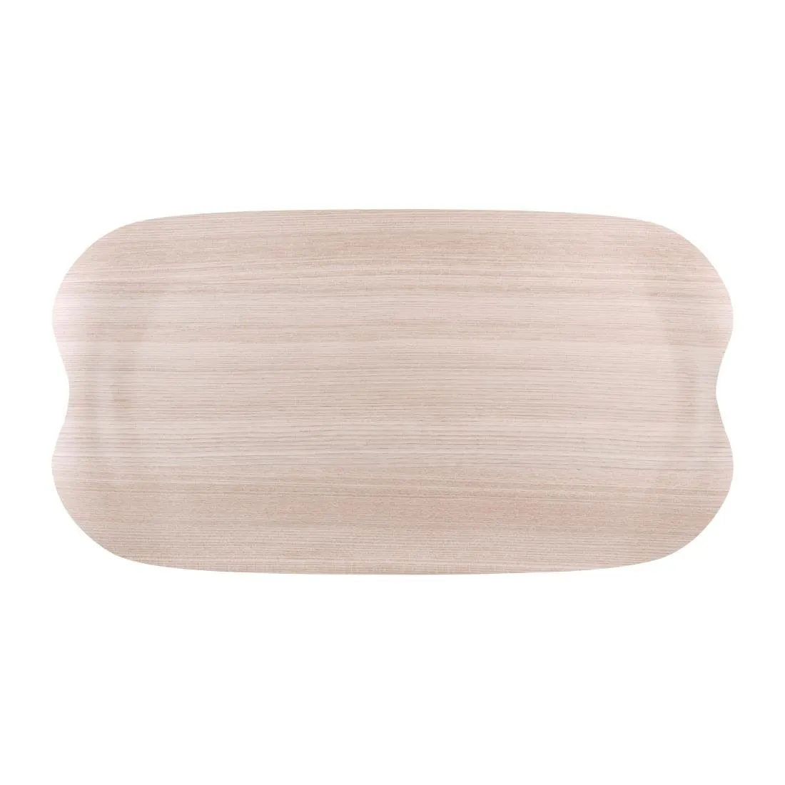Plateau De Service Wave 43X23Cm Bois Clair Veiné