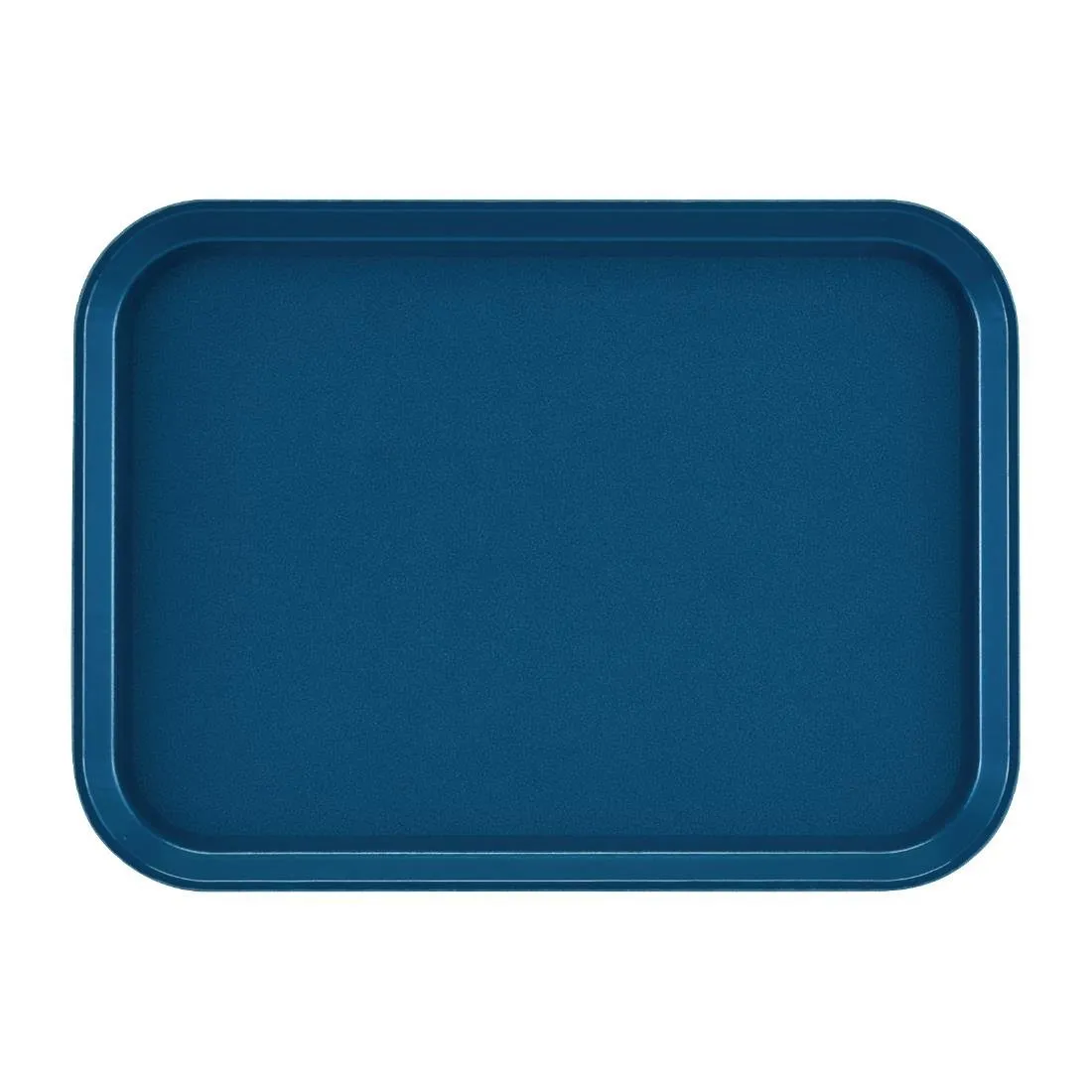 Plateau Rectangulaire Antidérapant En Fibre De Verre Epictread Bleu 350Mm