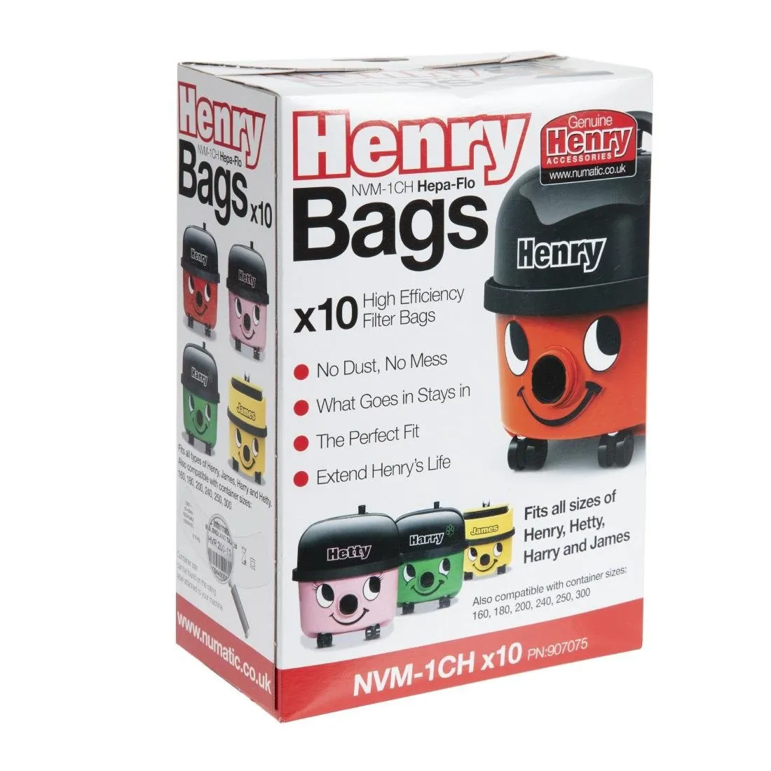 Sacs Aspirateur Henry - Lot De 10