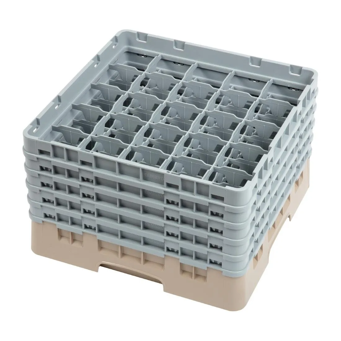 Casier À Verres 25 Compartiments Camrack Beige - 500 x 500 mm