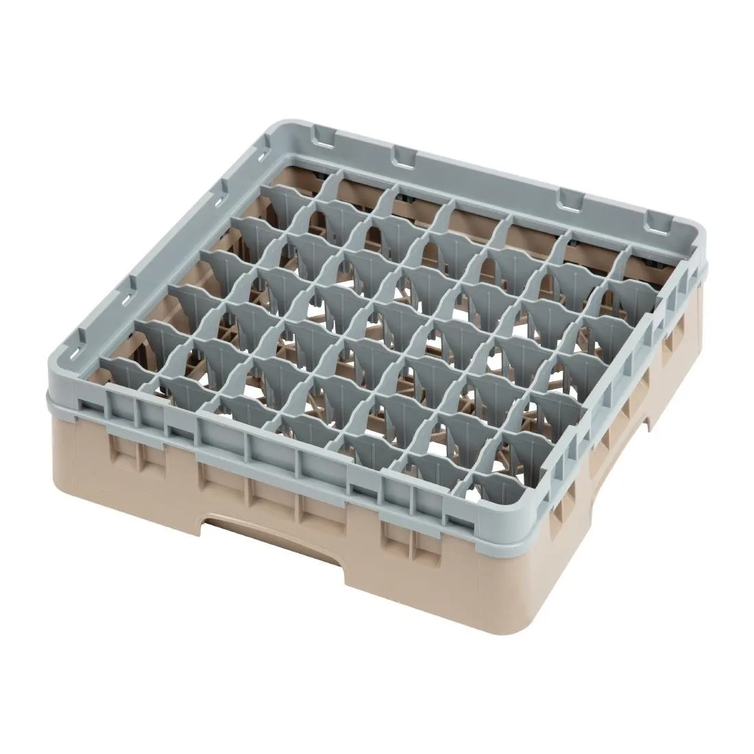 Casier à Verres 49 Compartiments Camrack Beige - L 500 x P 500 mm