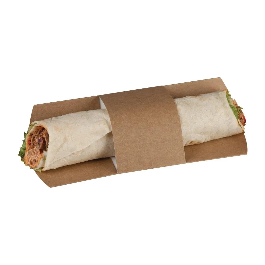 Etuis à Tortilla Kraft Compostables - Lot de 1000