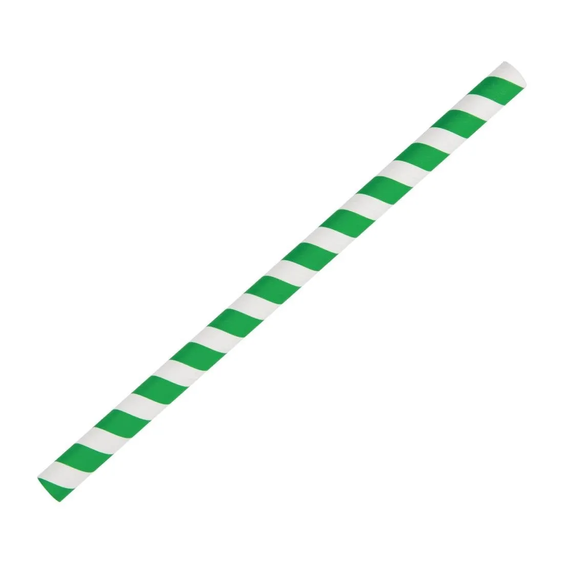 Pailles À Smoothie en Papier - Vertes - L 210mm - Lot de 250
