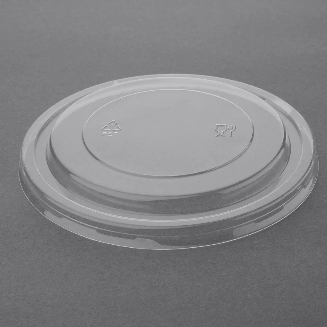 Couvercles Pet Pour Bols Salade Kraft Ronds - Lot De 300