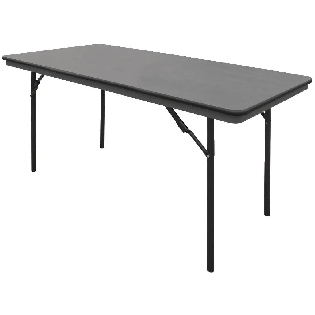 Table Rectangulaire Pliante Grise En Abs - 1520Mm
