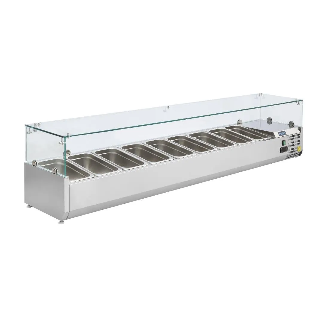 Vitrine Réfrigérée à Ingrédients - 9 Bacs GN 1/3