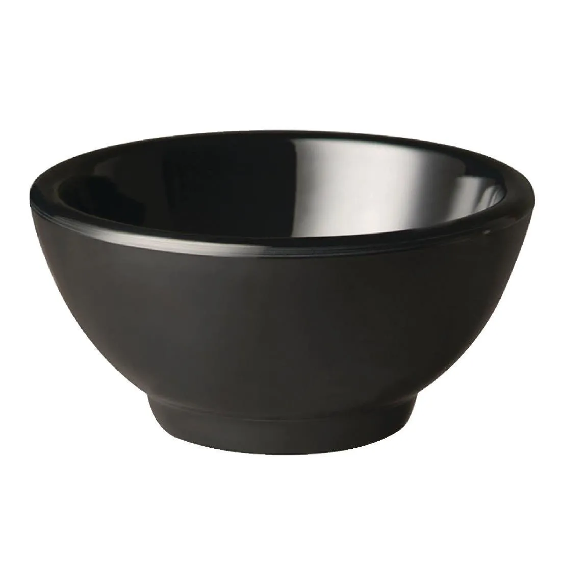 Bol Rond En Mélamine Pure Noir - Ø90Mm