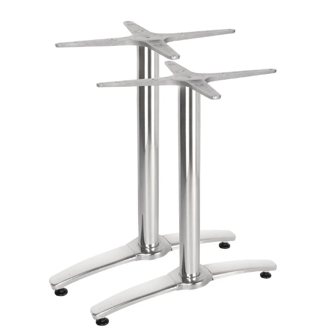 Pied de Table Double en Aluminium - Lot De 2