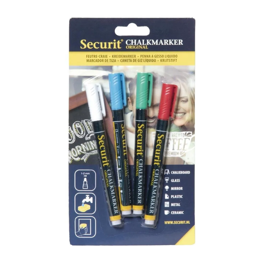Assortiment De Feutres Craie Liquide - Lot De 4