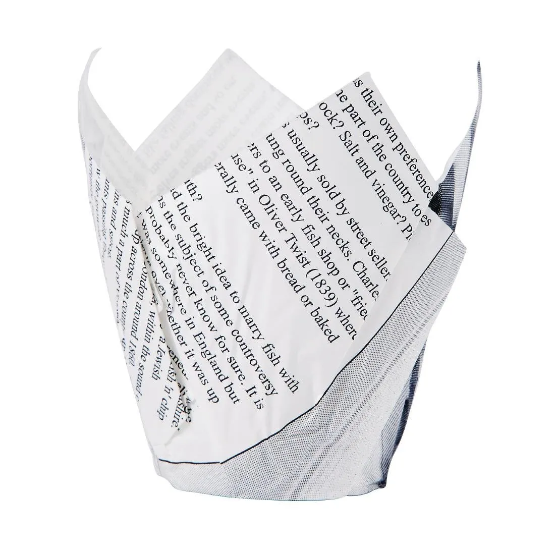 Cornets À Frites Motif Papier Journal - Lot de 1100