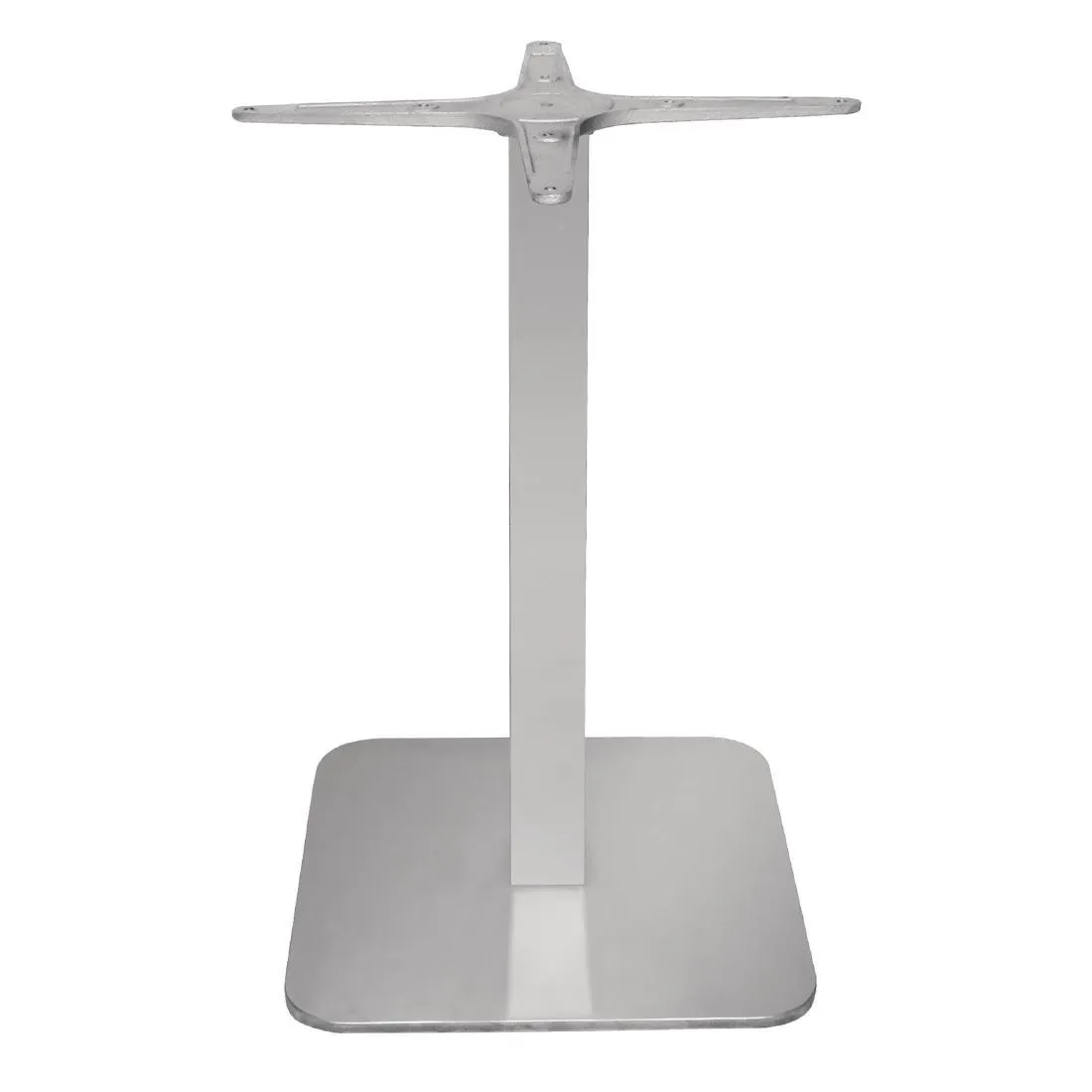 Pied De Table Carré en Inox - L 400mm