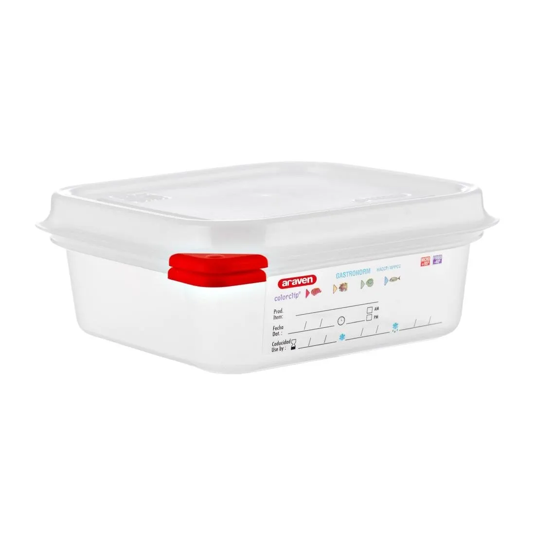 Boîte Alimentaire Gn1/6  - 1,1L - Lot De 4