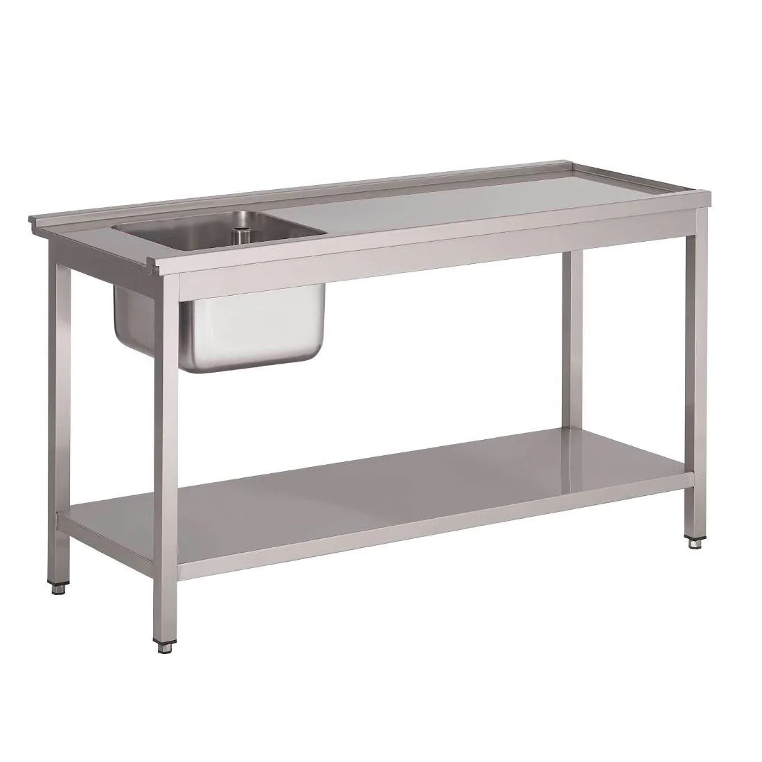 Table De Prélavage Gauche Pour Lave-Vaisselle À Capot GL896 - L 1200mm