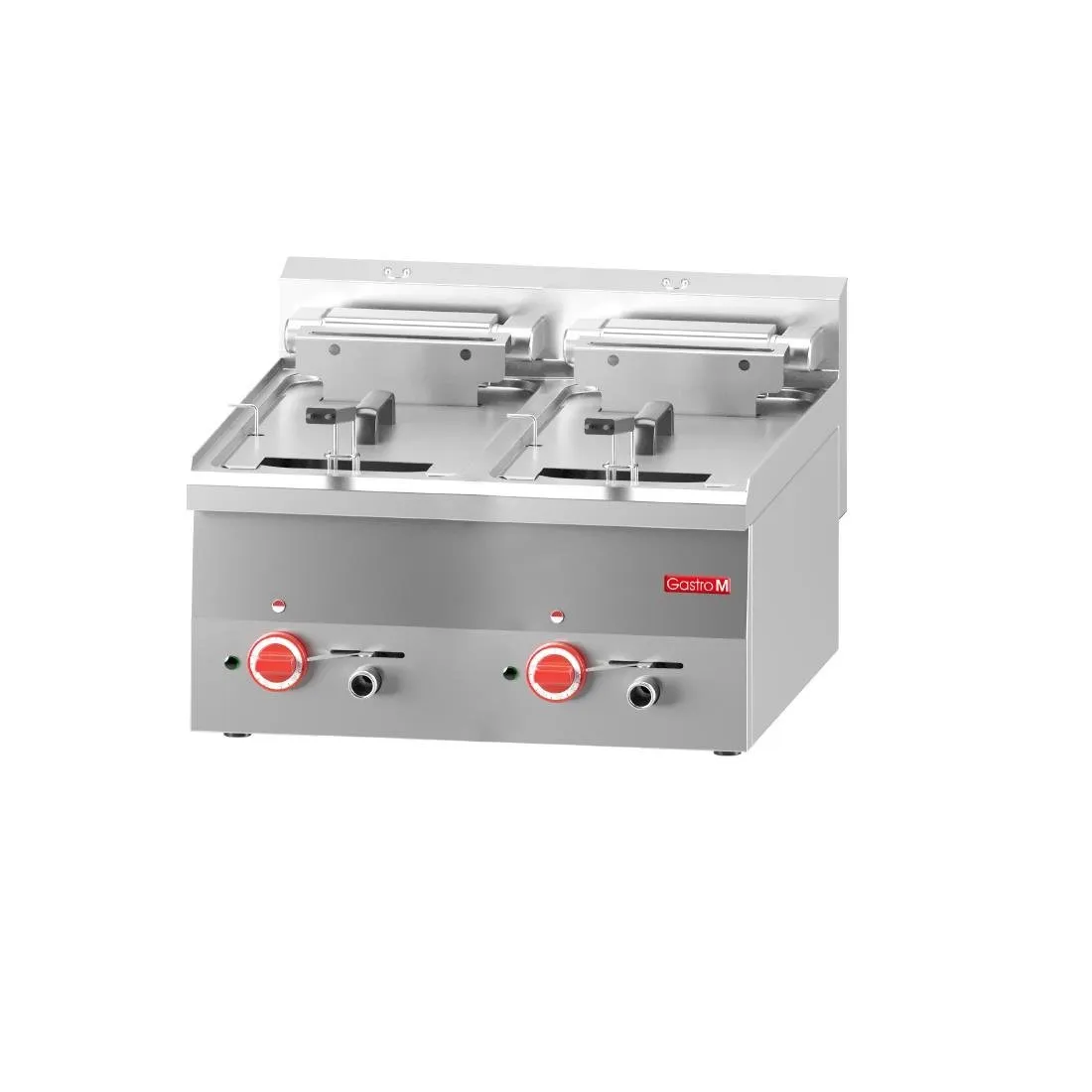Friteuse Électrique avec Vanne de Vidange - 2 x 10 L