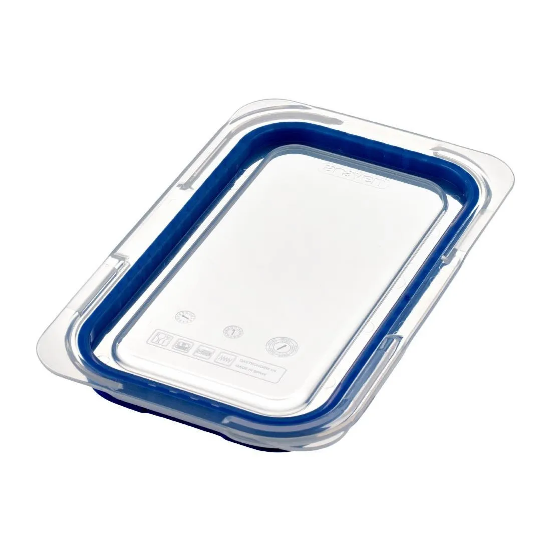 Couvercle Bleu en ABS sans BPA - GN 1/4