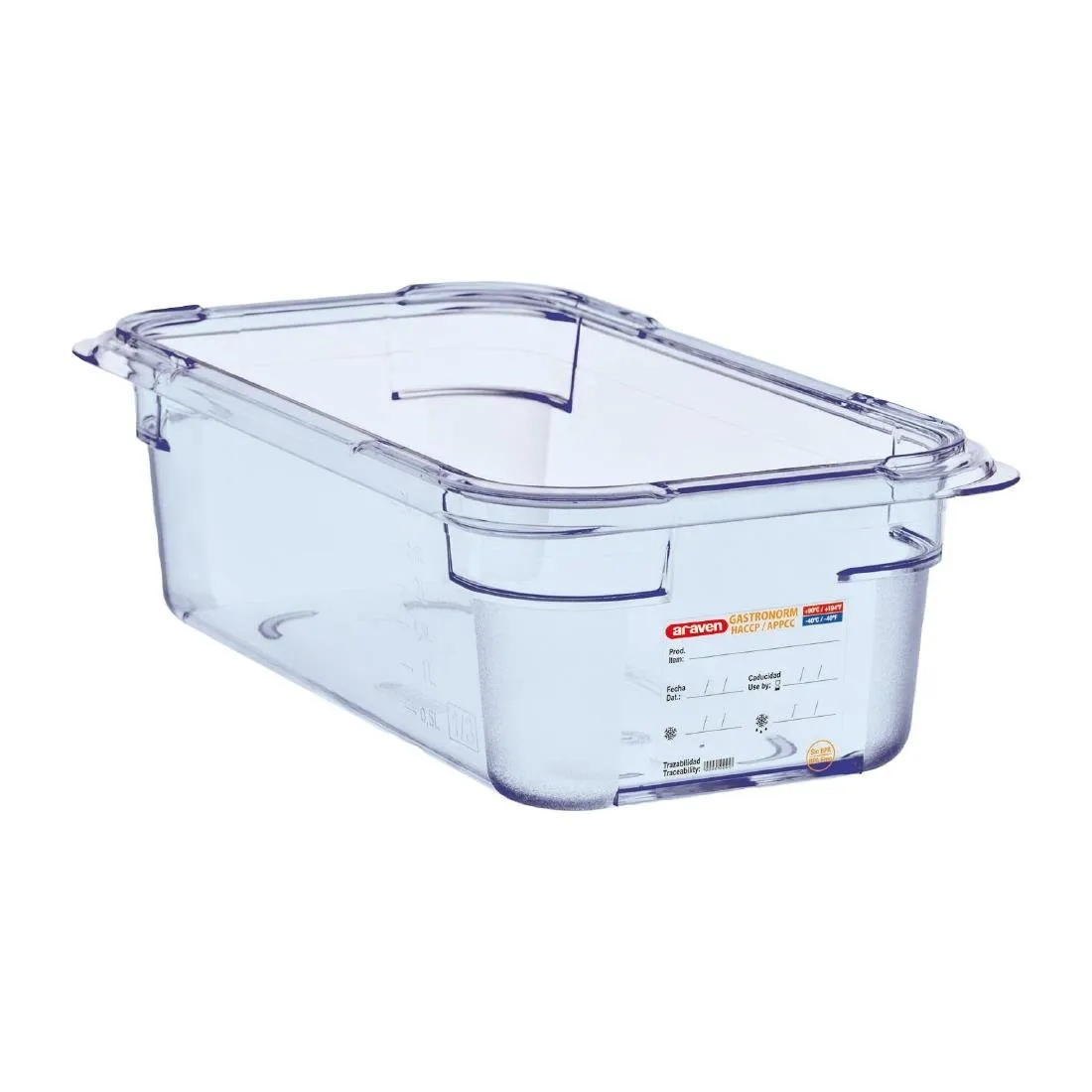 Boîte Hermétique Bleue Abs - GN 1/3 100 mm