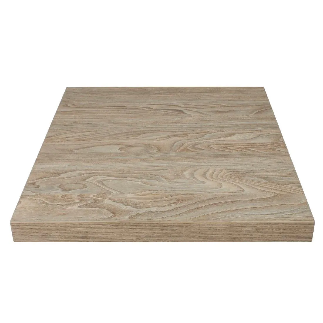 Plateau De Table Carré Effet Bois Clair - L 600mm