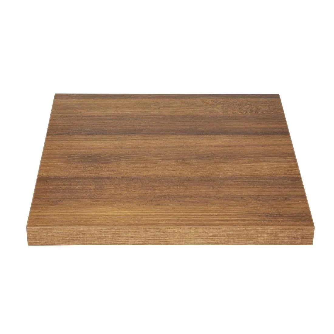 Plateau De Table Carré Effet Bois Chêne Rustique - L 700mm