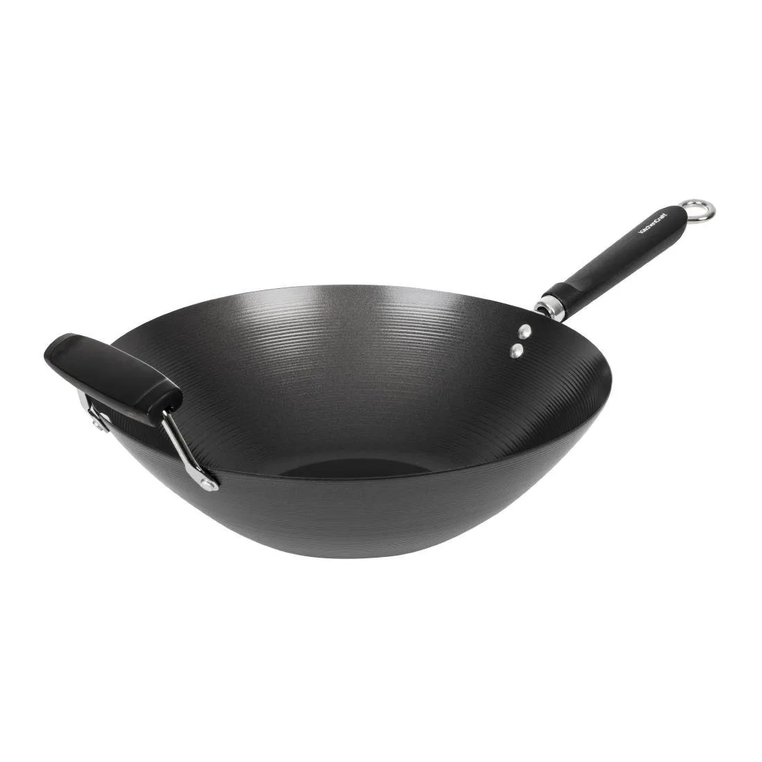 Wok Antiadhésif Fond Plat - 35 cm