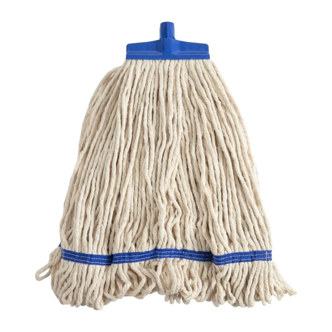 Tête De Balai Serpillère avec Bande De Maintien Bleue