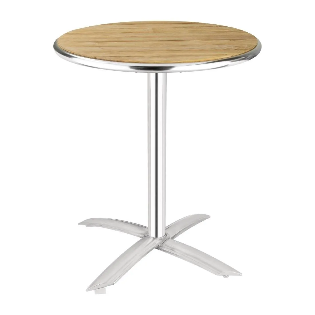 Table À Plateau Pliable Bois Ø 60 Cm