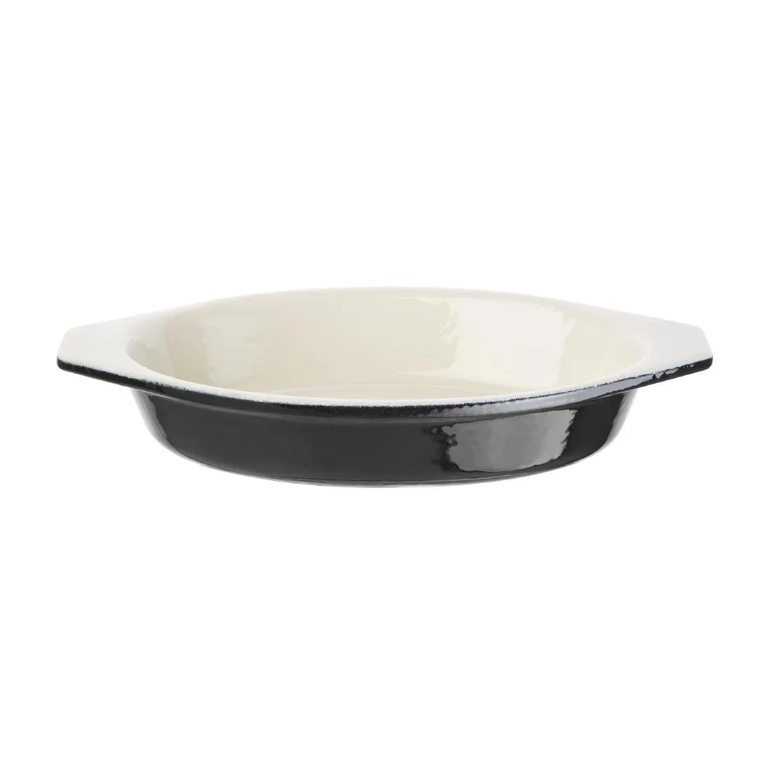 Plat à Gratin Ovale Noir - 650 ml