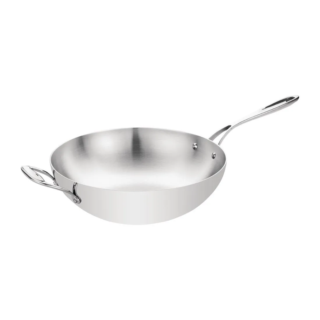 Wok Triple Épaisseur À Fond Plat
