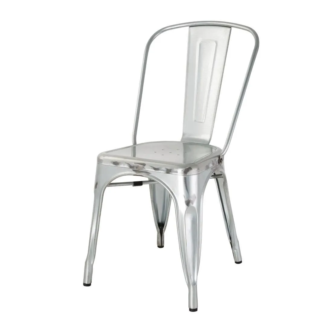 Chaises Bistro en Acier -  Lot de 4